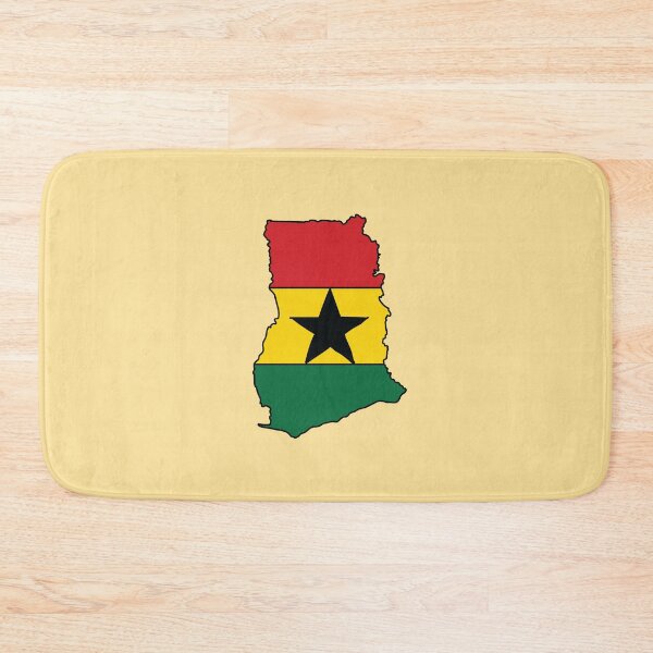 Item preview, Ghana country shape flag designed and sold by Rachael Taylor.