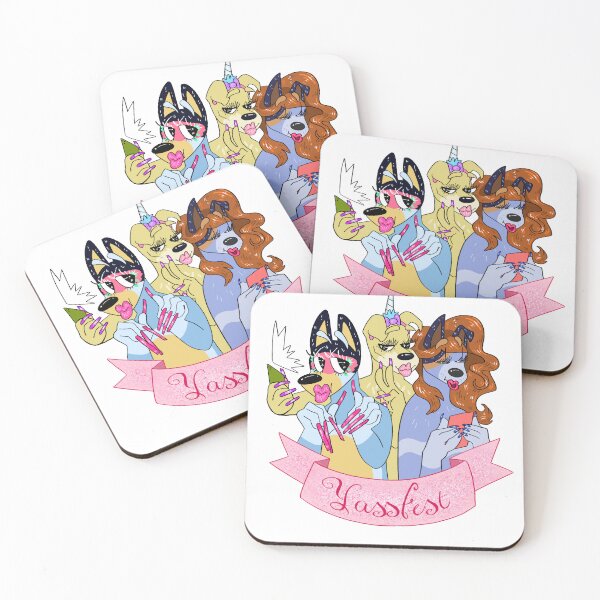Item preview, Yassfest (Stumpfest) Blueish Dogs Cartoon Show Art designed and sold by itspeepoh.