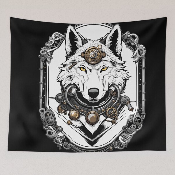 Item preview, Steampunk Wolf Doctor Space Suit Portrait designed and sold by EternalDelight1.