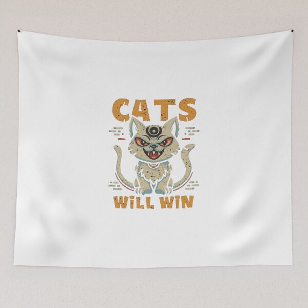 Item preview, Feline Cat Takeover Tee: Conquering the World designed and sold by RemyTub.