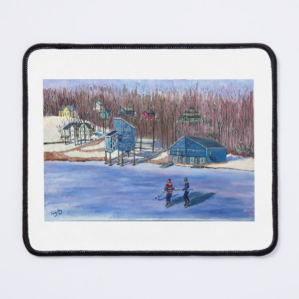 Item preview, Winter lake in Dartmouth, Nova Scotia designed and sold by TrudyFong.