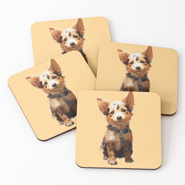 Item preview, Cute Lancashire Heeler illustration designed and sold by TeknoDust.