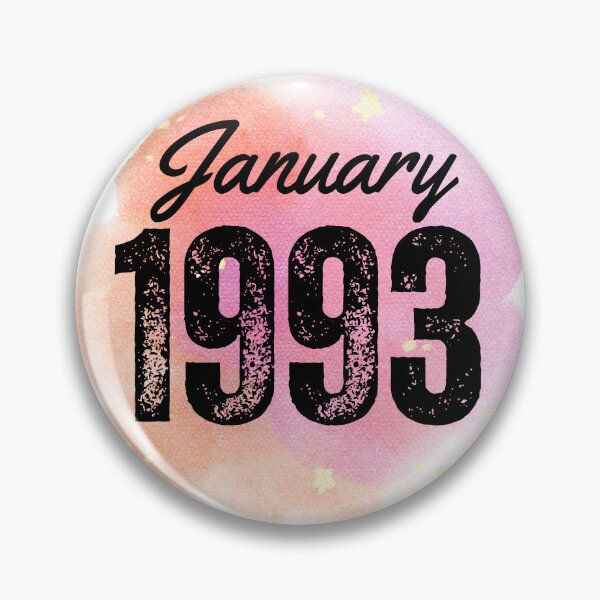 Item preview, January 1993 Birthday designed and sold by NumbersFort.