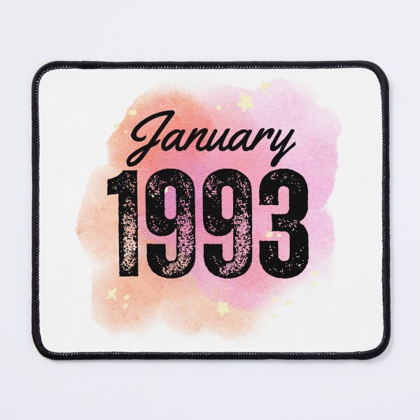 Item preview, January 1993 Birthday designed and sold by NumbersFort.