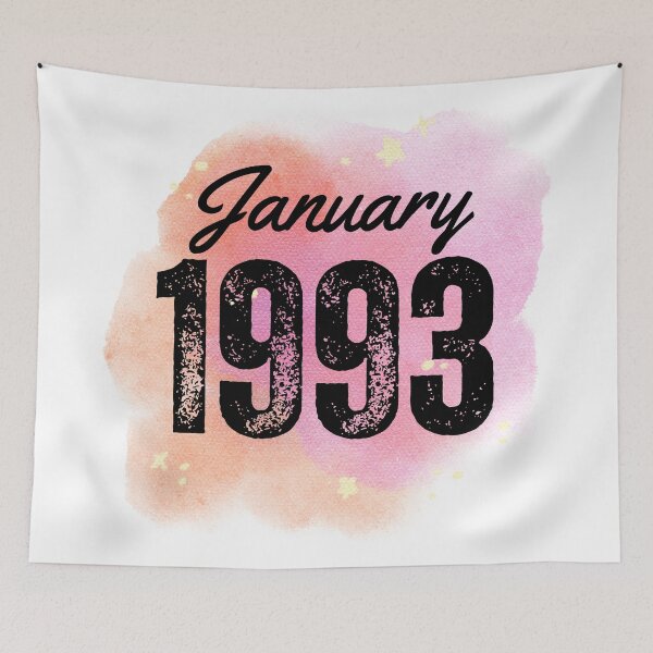 Item preview, January 1993 Birthday designed and sold by NumbersFort.