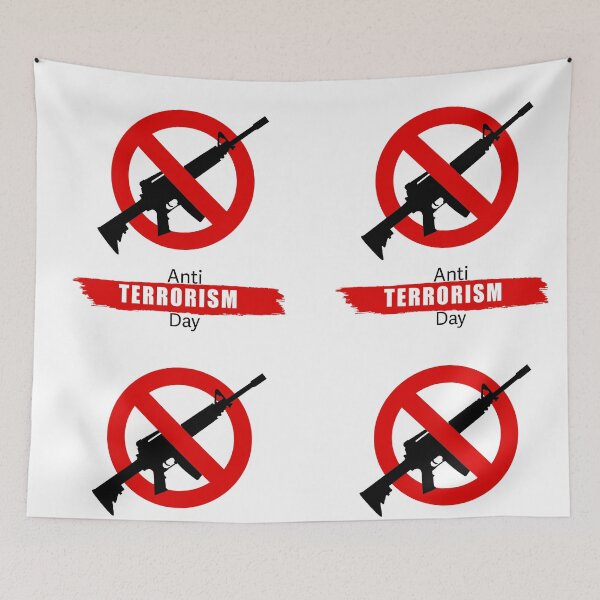 Item preview, anti terrorism day designed and sold by sbrstore.