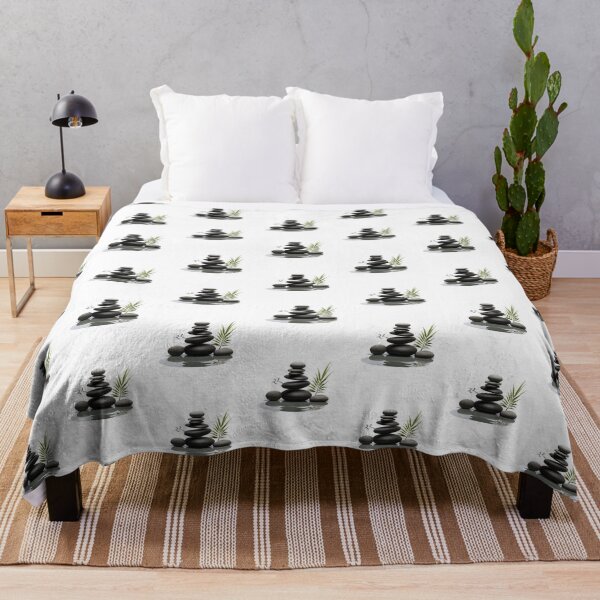 Item preview, Zen Harmony: Elevate Your Space with Tranquil Cairn Designs on Redbubble designed and sold by Ignorant-Artist.