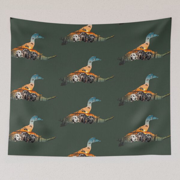 Item preview, Labrador Retrievers and Flying Mallards Sunrise designed and sold by LifeCrush.