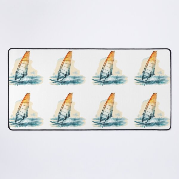 Item preview, Surfer Windsurfing Watercolour Sport gift designed and sold by ArtUnova.