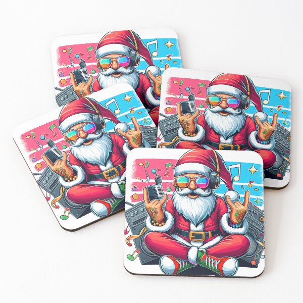 Item preview, Christmas - Cool Santa Claus designed and sold by JessArty ⭐⭐⭐⭐⭐.