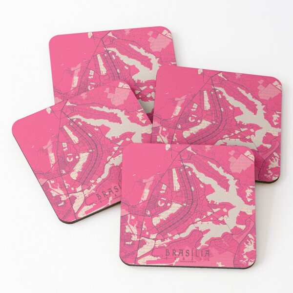 Item preview, Brasilia City Map of Brazil - Blossom designed and sold by deMAP.