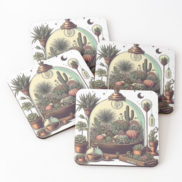 Item preview, Garden in the glass Terrarium plants designed and sold by maximinano100k.