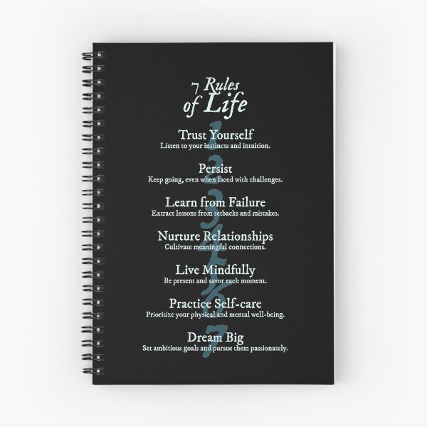 Item preview, 7 Rules of Life designed and sold by Syahrasi.