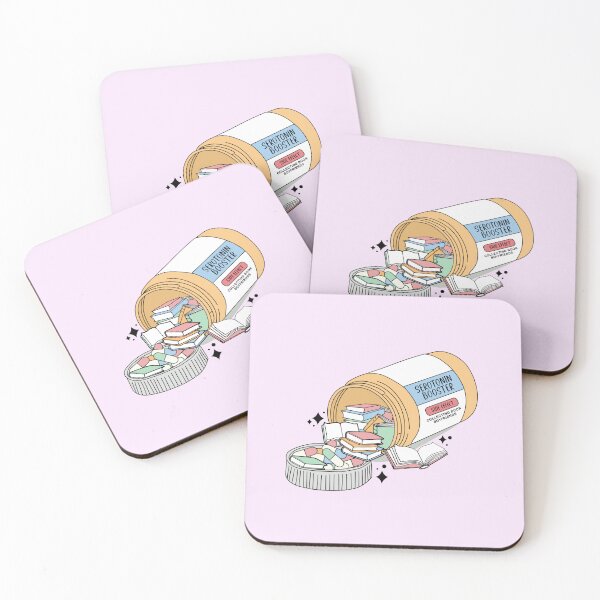 Item preview, Serotonin Booster Books Reading Aesthetic designed and sold by StickyBook.