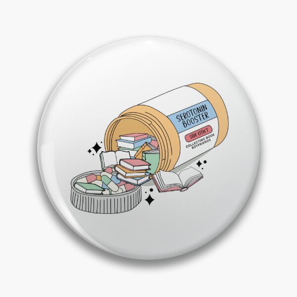 Item preview, Serotonin Booster Books Reading Aesthetic designed and sold by StickyBook.