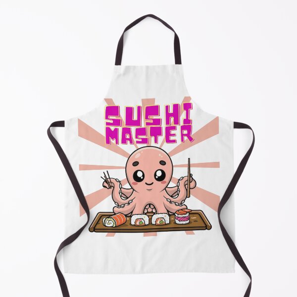 Item preview, Cute Octopus Sushi Master 2 designed and sold by MarsLights.