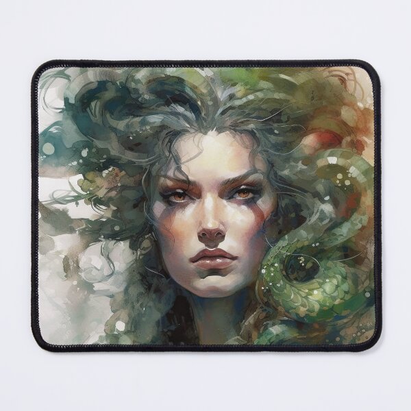 Item preview, Medusa Illustration designed and sold by OccultDreams.