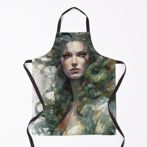 Item preview, Medusa Illustration designed and sold by OccultDreams.