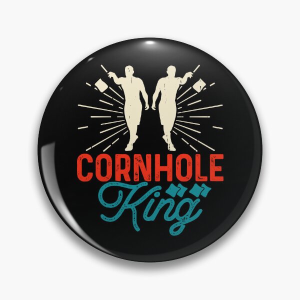 Item preview, Cornhole King Design - Baggo Team Bean Bag Toss Game - Funny Cornhole Player Vintage designed and sold by naworas.