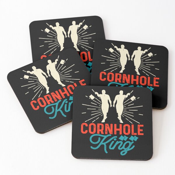Item preview, Cornhole King Design - Baggo Team Bean Bag Toss Game - Funny Cornhole Player Vintage designed and sold by naworas.
