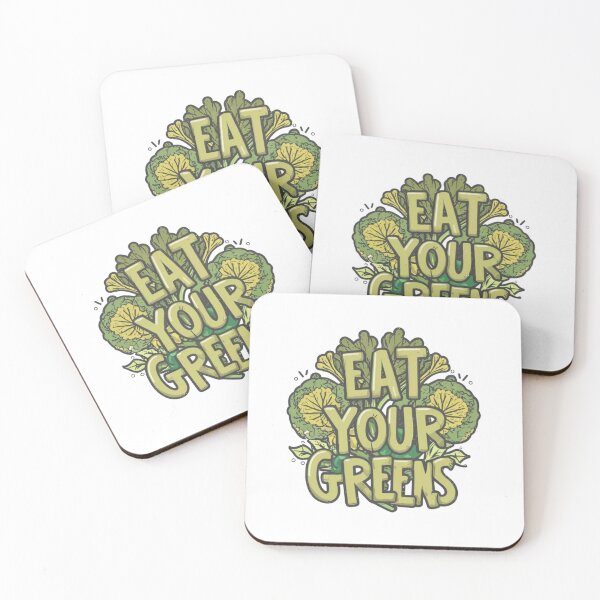 Item preview, Eat Your Greens | Sticker designed and sold by NicolasGlowArt.