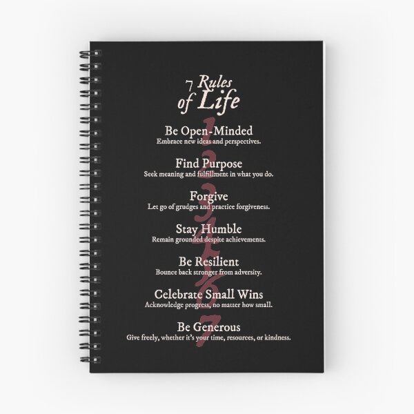 Item preview, 7 Rules of Life designed and sold by Syahrasi.