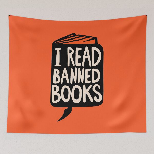 Item preview, I Read Banned Books designed and sold by Timegraf.