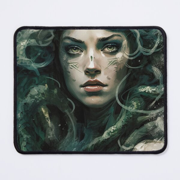 Item preview, Beautiful Medusa Illustration designed and sold by OccultDreams.