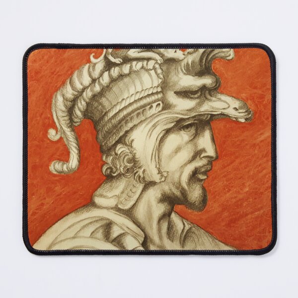 Item preview, Nobleman with helmet. studying Michael Angelo designed and sold by Tereza Pilar  Art.