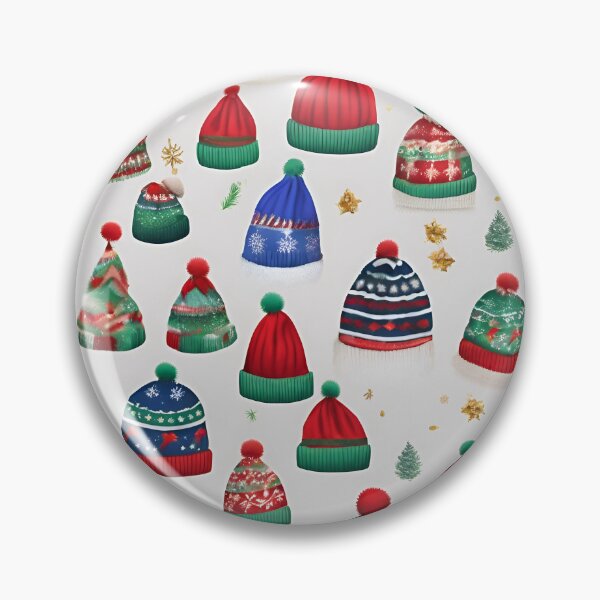 Item preview, Christmas Beanie Pattern designed and sold by DigiDreamyArt.