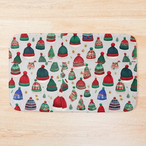 Item preview, Christmas Beanie Pattern designed and sold by DigiDreamyArt.