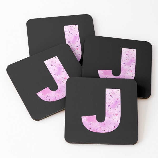 Item preview, J pink star designed and sold by Monika-art.