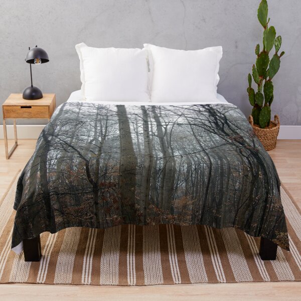 Item preview, Winter Deciduous Forest on a Foggy Morning designed and sold by gistinker.