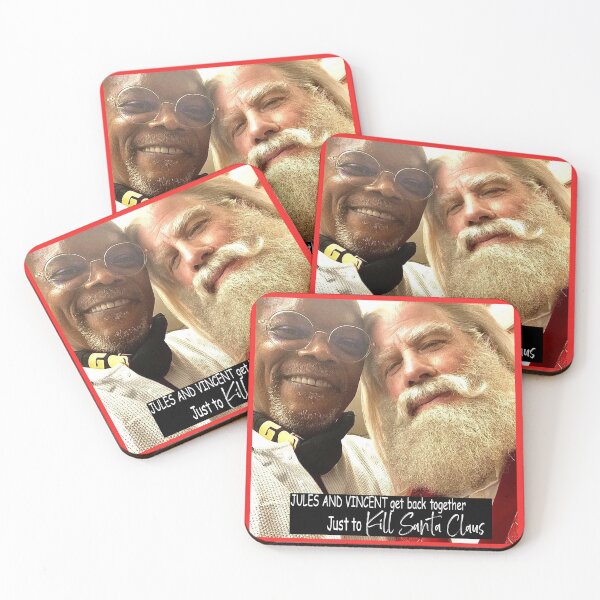 Item preview, Jules Winfield Vincent Vega Kill Santa Claus designed and sold by barefootmk.