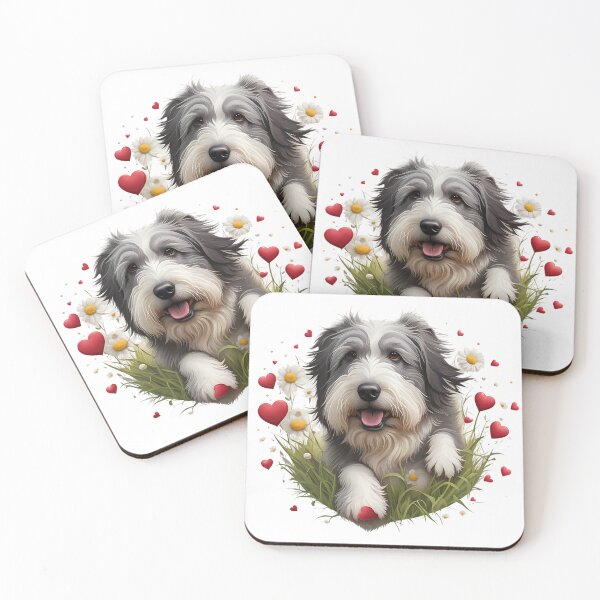 Item preview, Cute playful Bearded Collie designed and sold by Kaleddis.