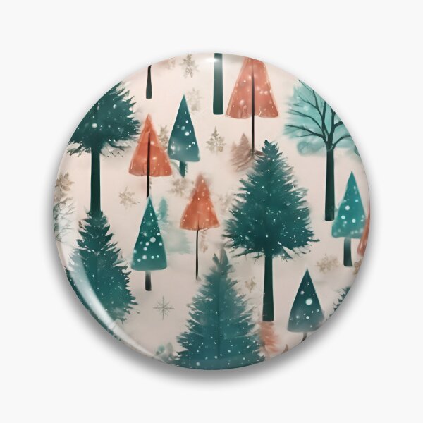 Item preview,  Magical Christmas Forest Pattern designed and sold by DigiDreamyArt.