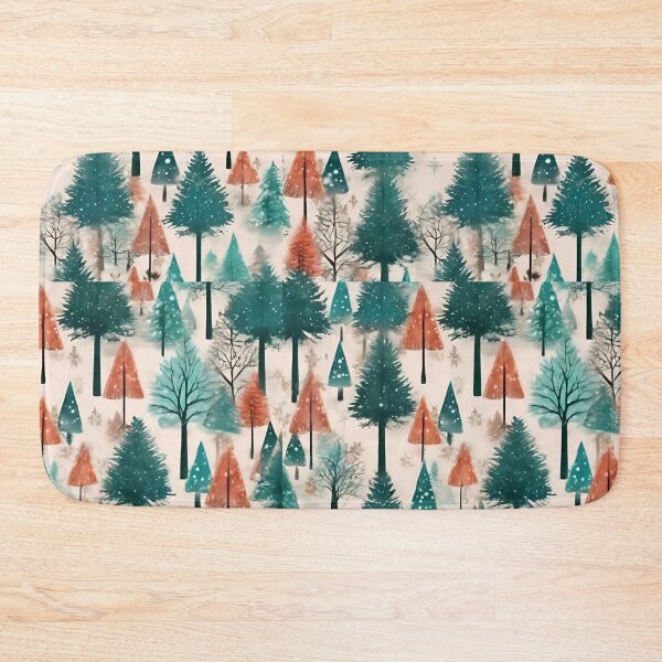 Item preview,  Magical Christmas Forest Pattern designed and sold by DigiDreamyArt.