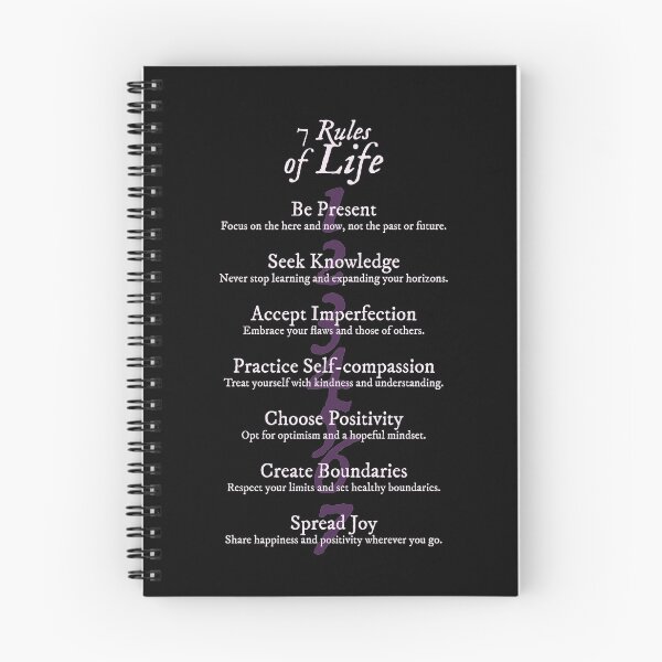 Item preview, 7 Rules of Life designed and sold by Syahrasi.