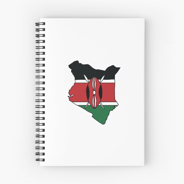Item preview, Kenya country shape flag designed and sold by Rachael Taylor.
