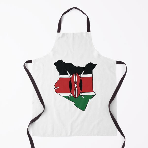 Item preview, Kenya country shape flag designed and sold by Rachael Taylor.