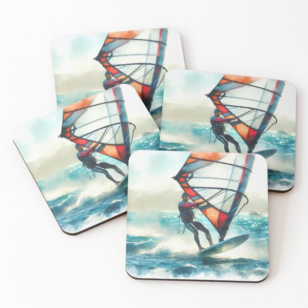Item preview, Windsurfing Water Sport Surfer Sport art  designed and sold by ArtUnova.