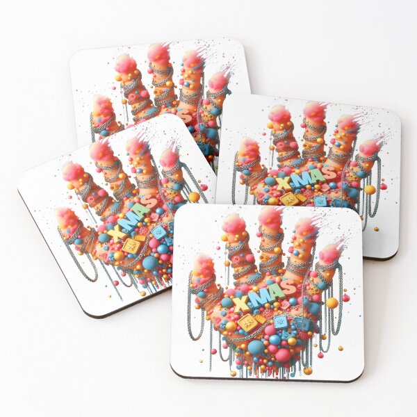 Item preview, Hand with XMAS Plaques  designed and sold by Glariix.