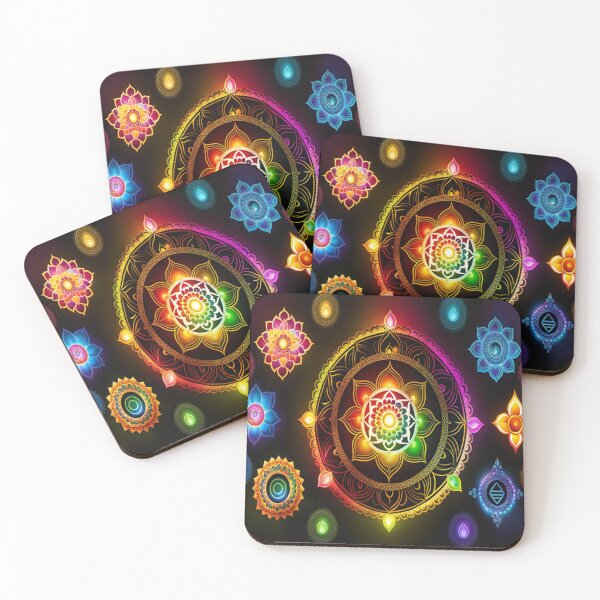 Item preview, Chakras in the play of colors designed and sold by smartlogo_factory.