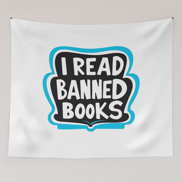 Item preview, I Read Banned Books designed and sold by Timegraf.