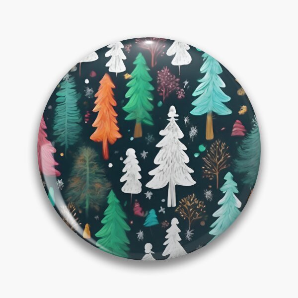 Item preview,  Marvelous Christmas Forest Pattern designed and sold by DigiDreamyArt.