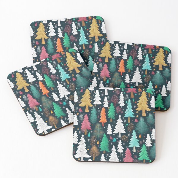 Item preview,  Marvelous Christmas Forest Pattern designed and sold by DigiDreamyArt.