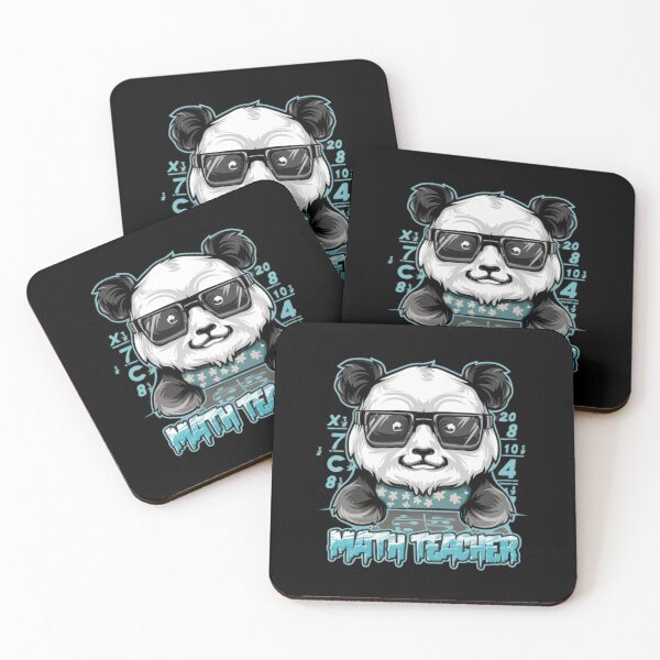 Item preview, Cute Math Panda Teacher designed and sold by SignumShop.