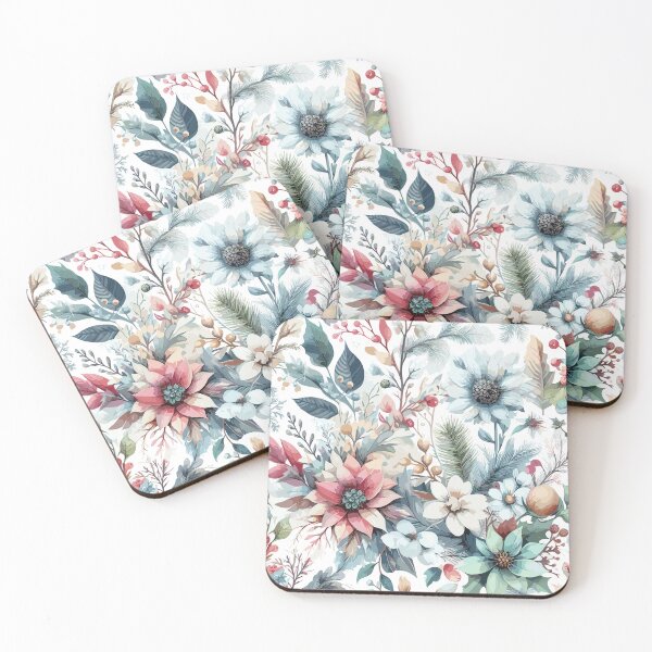 Item preview, Winter Flower Pattern  designed and sold by GraphicsClub.