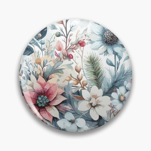 Item preview, Winter Flower Pattern  designed and sold by GraphicsClub.
