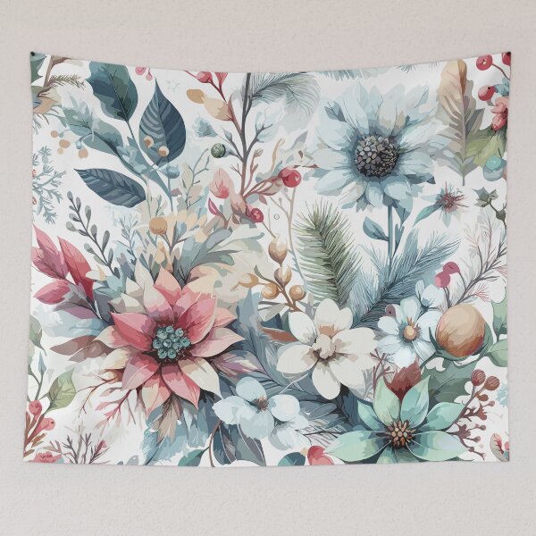 Item preview, Winter Flower Pattern  designed and sold by GraphicsClub.